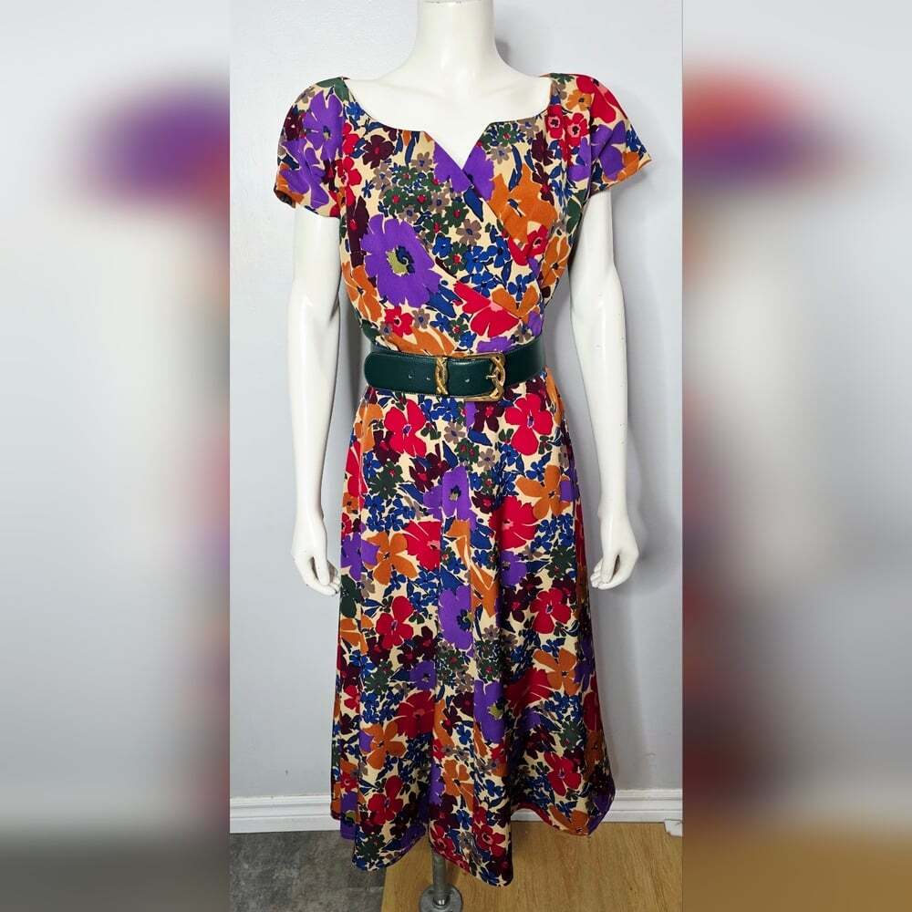 Vintage Floral Dress